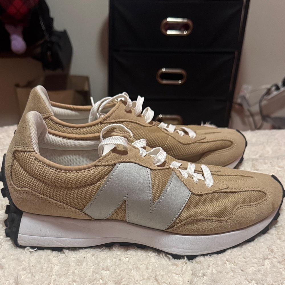 Tan New Balance Sneakers